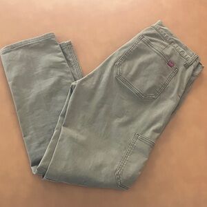 Olive Green Casual Pants